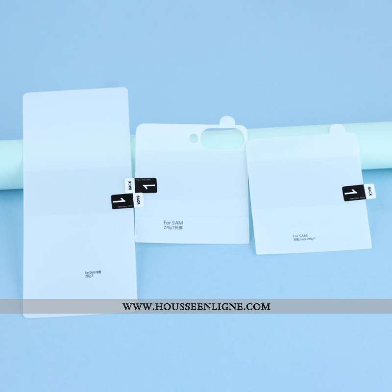 Films de Protection Avant et Arrière pour Écrans Samsung Galaxy Z Flip 7