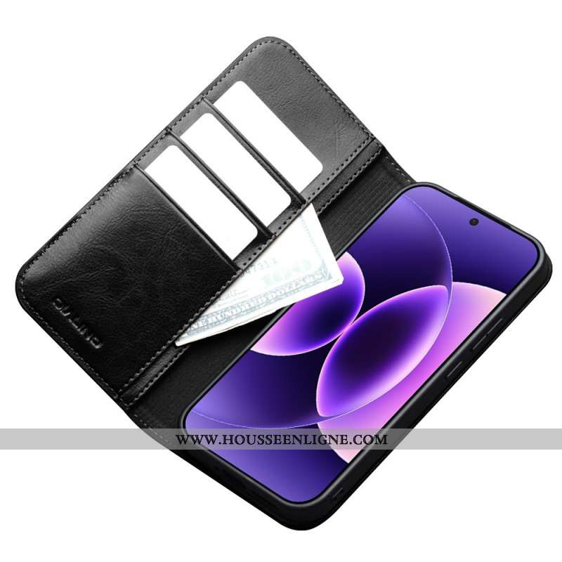 Fip Cover Xiaomi 17 Pro Cuir Véritable QIALINO