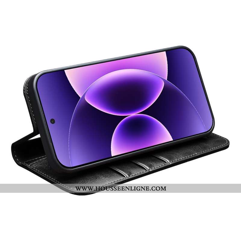 Fip Cover Xiaomi 17 Pro Cuir Véritable QIALINO