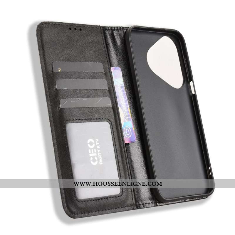 Flip Cover Huawei Pura 80 Frise Vintage