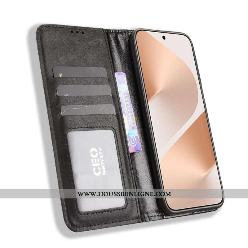 Flip Cover Huawei Pura 80 Frise Vintage