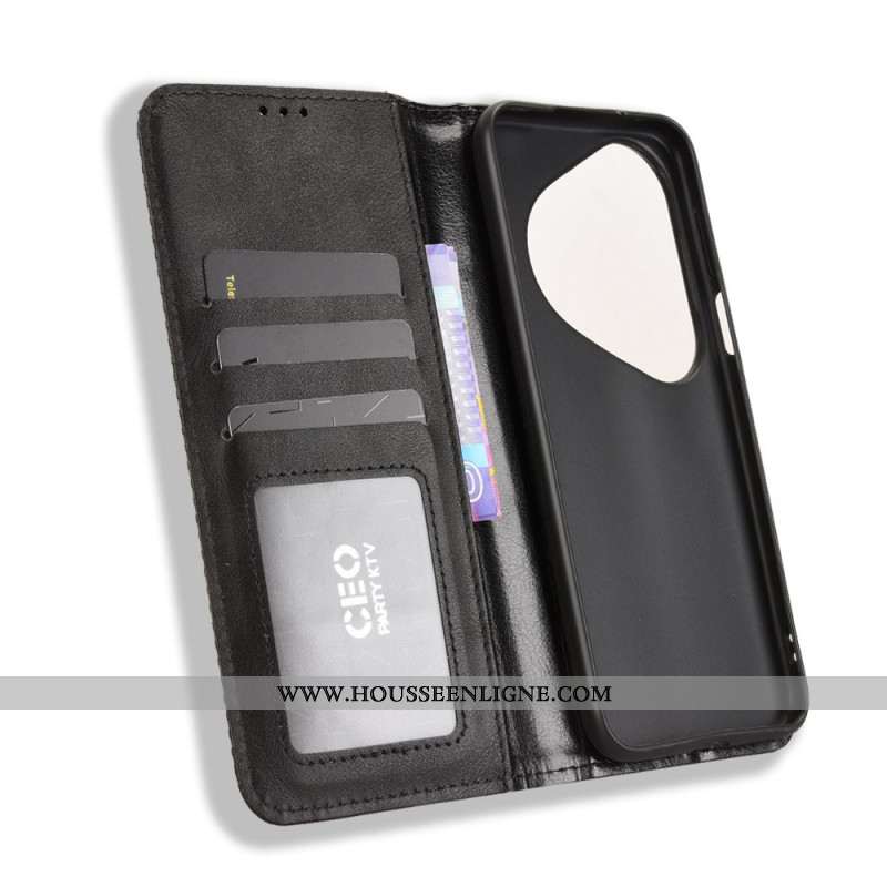 Flip Cover Huawei Pura 80 Ultra Frise Vintage