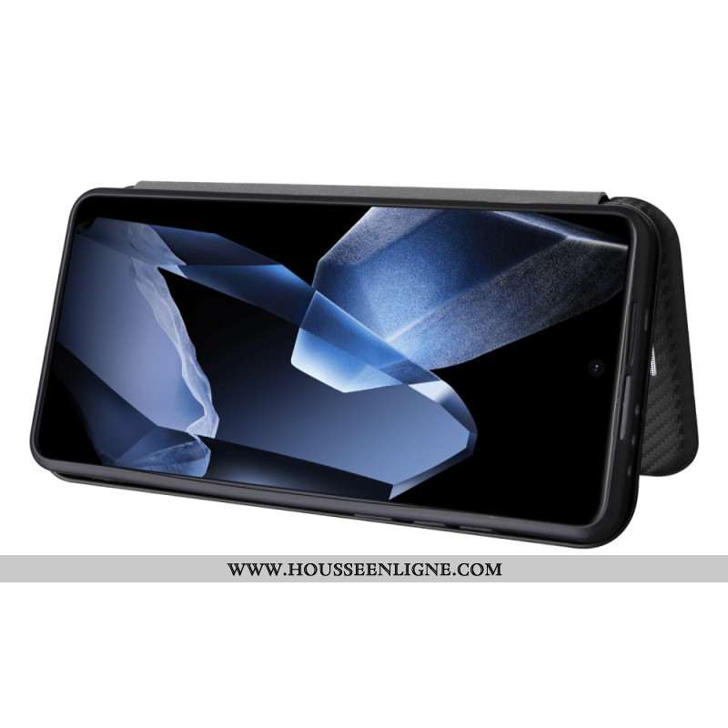 Flip Cover OnePlus 13 Fibre Carbone