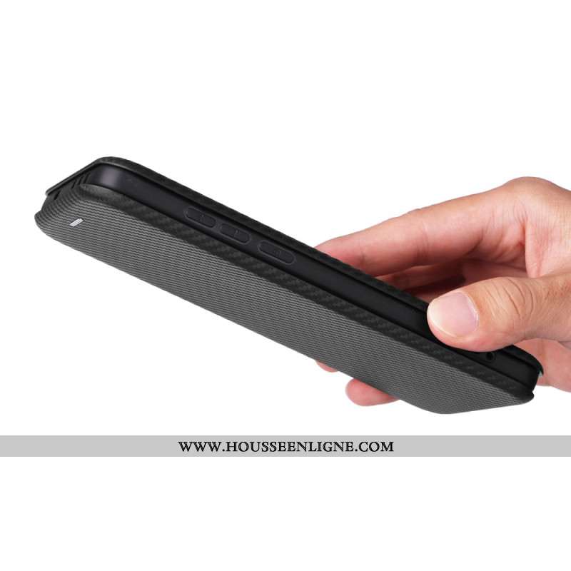Flip Cover OnePlus 13 Fibre Carbone