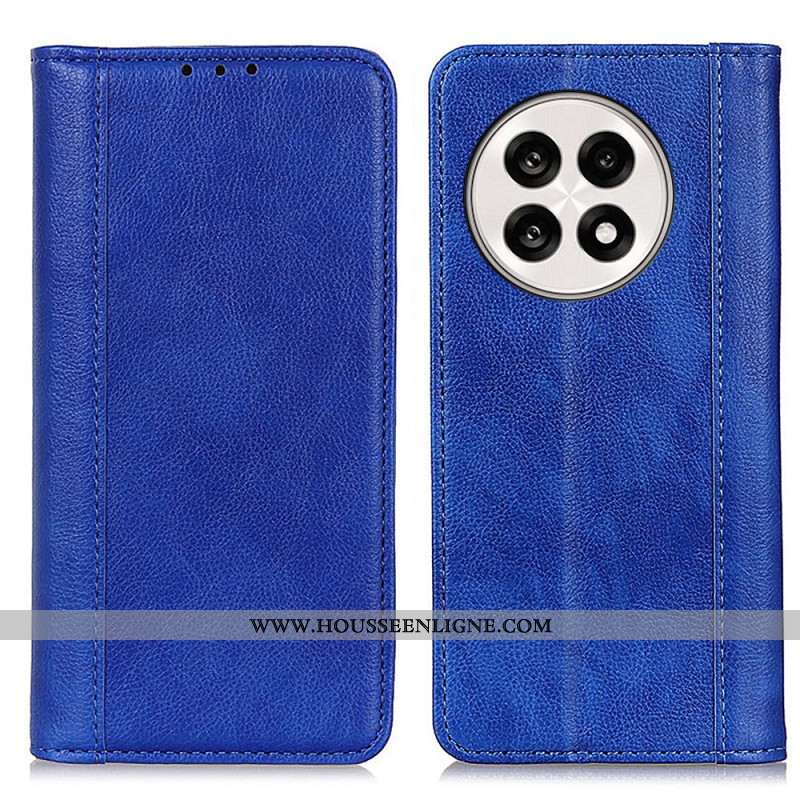 Flip Cover OnePlus 13R Cuir Fendu
