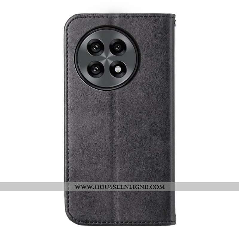 Flip Cover OnePlus 13R Motif Losanges à Lanière