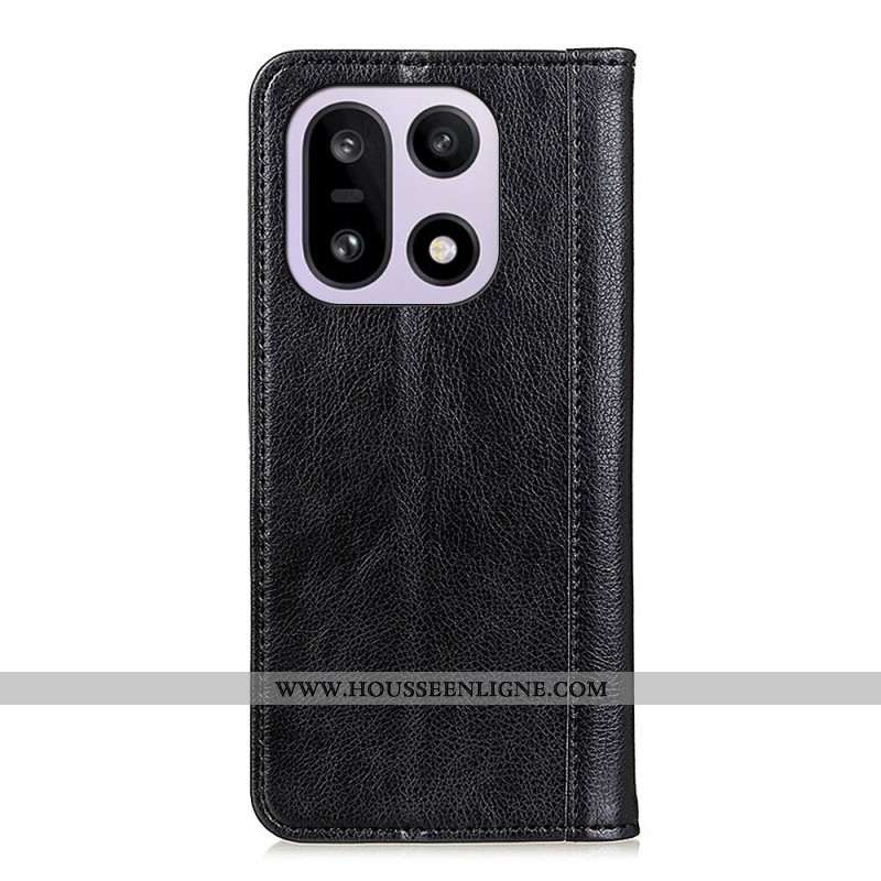 Flip Cover OnePlus 15 Cuir Fendu