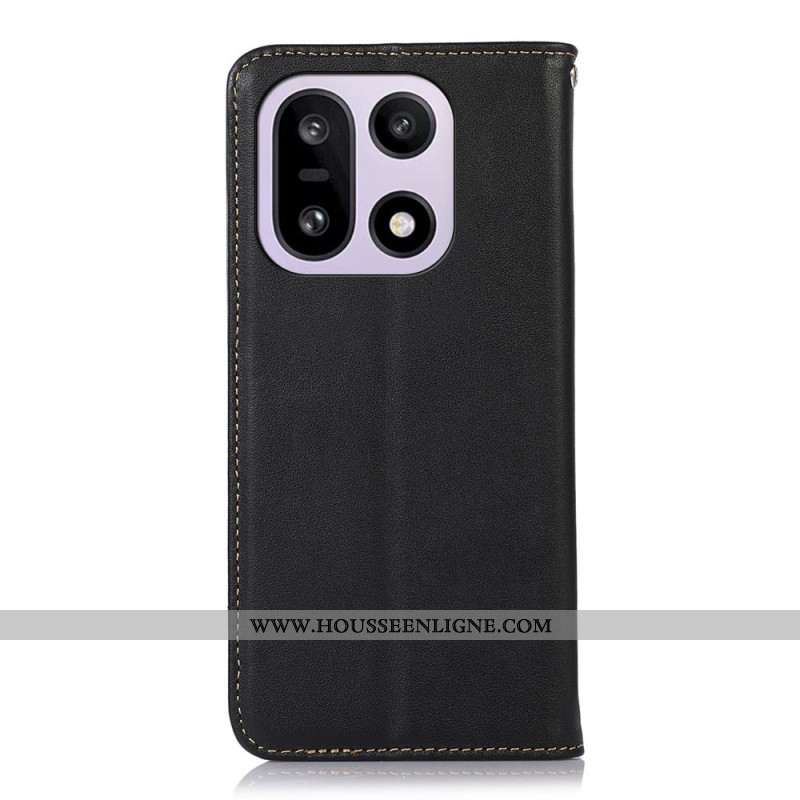 Flip Cover OnePlus 15 Cuir KHAZNEH