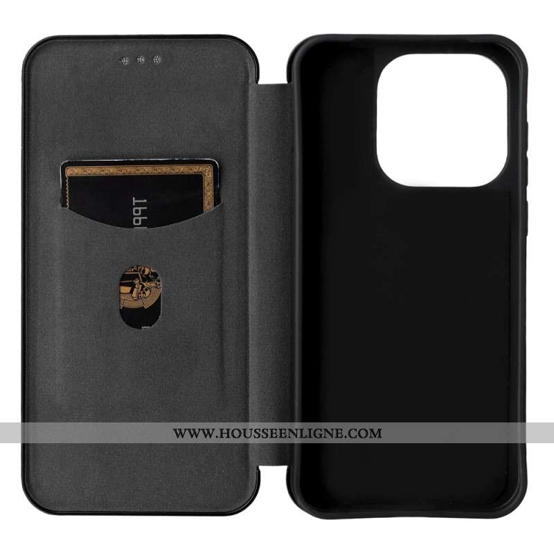 Flip Cover OnePlus 15 Fibre Carbone