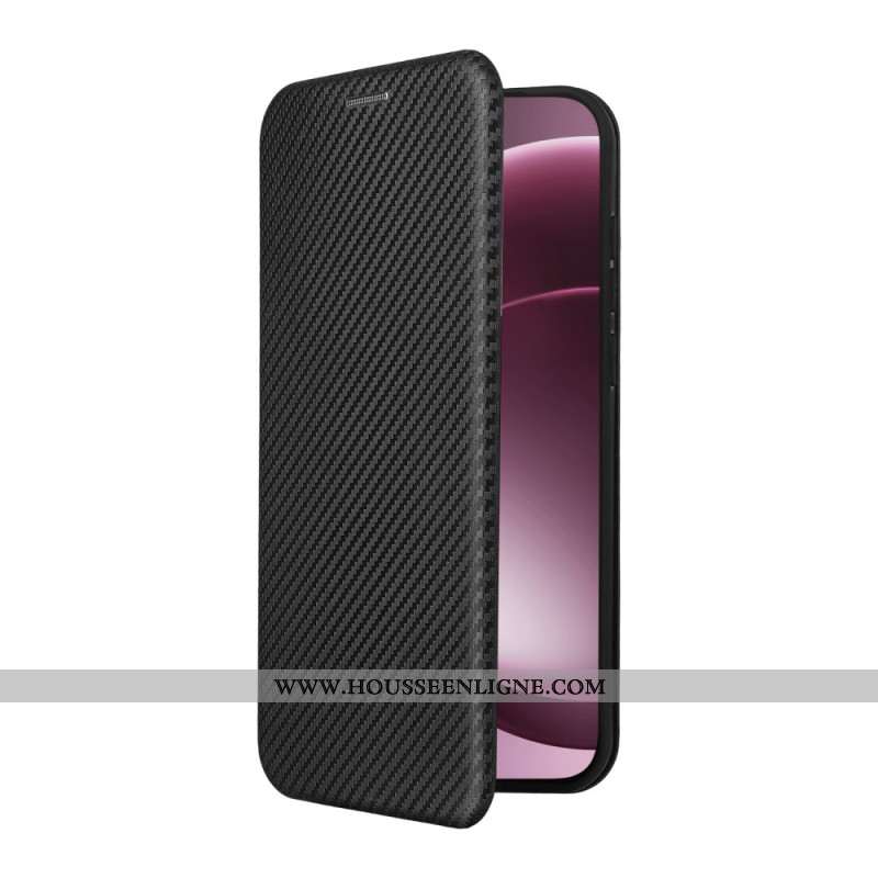 Flip Cover OnePlus 15 Fibre Carbone