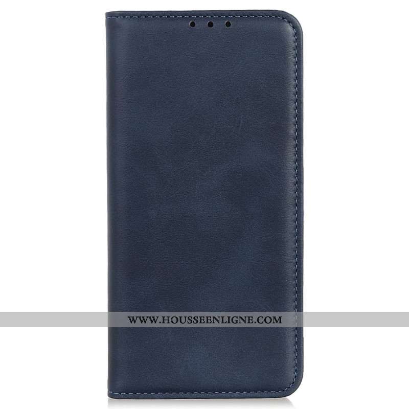 Flip Cover OnePlus 15R Cuir Fendu Classsique