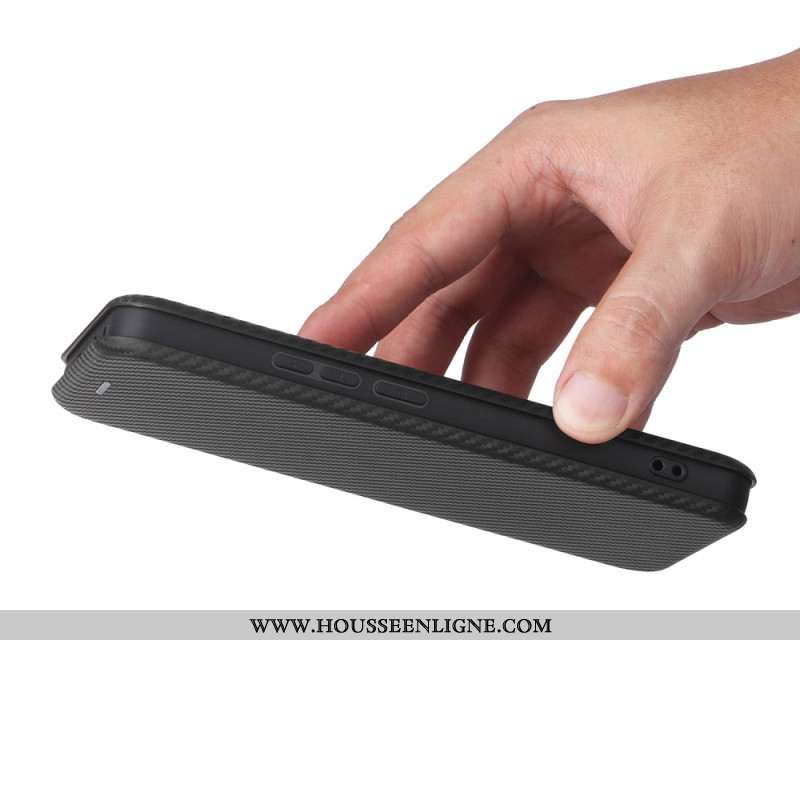 Flip Cover OnePlus Nord 4 Fibre Carbone