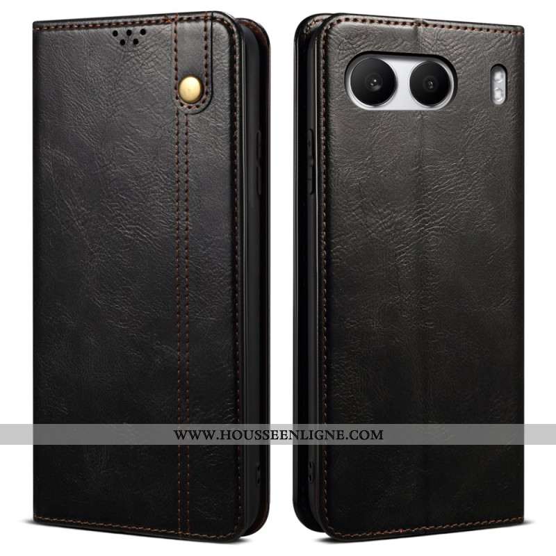 Flip Cover OnePlus Nord 4 Simili Cuir Ciré