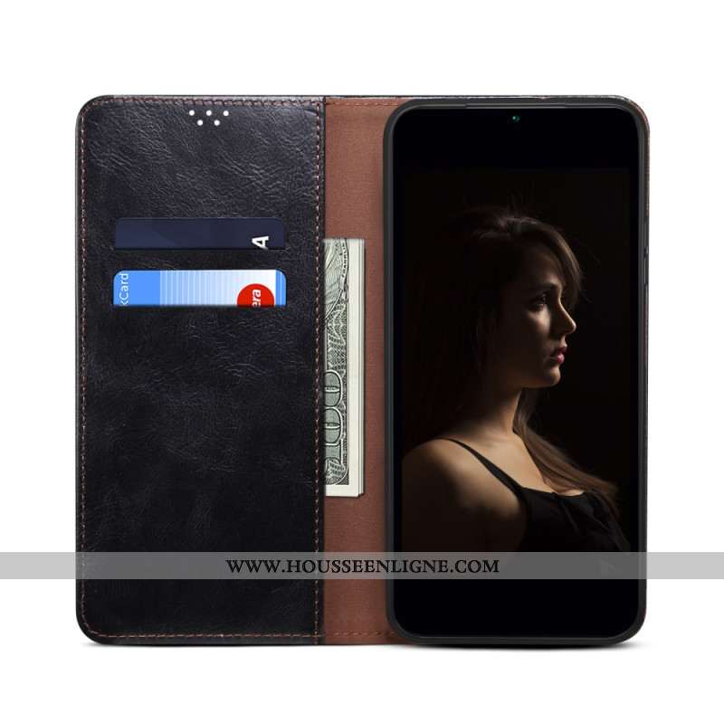 Flip Cover OnePlus Nord 4 Simili Cuir Ciré