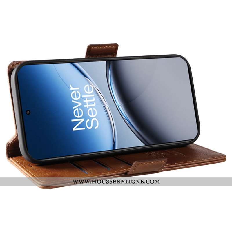 Flip Cover OnePlus Nord 4 Simili Cuir Litchi YIKATU
