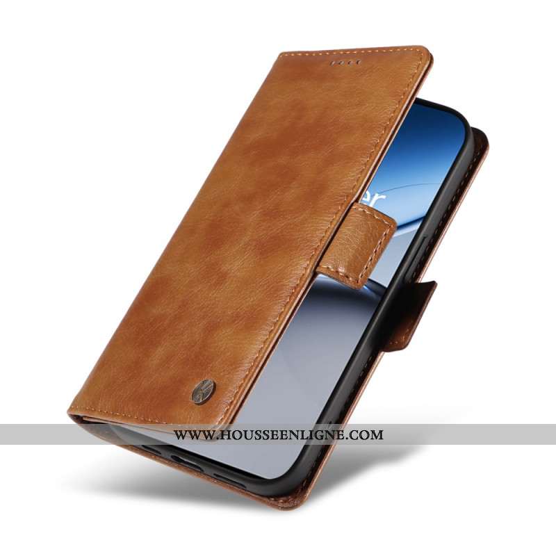 Flip Cover OnePlus Nord 4 Simili Cuir Litchi YIKATU