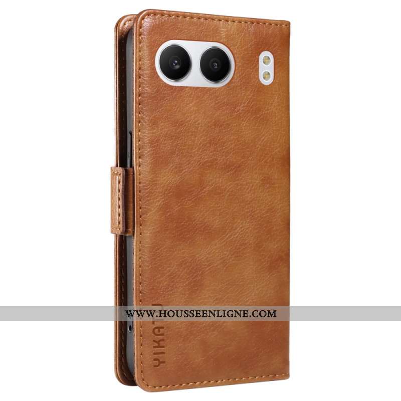 Flip Cover OnePlus Nord 4 Simili Cuir Litchi YIKATU