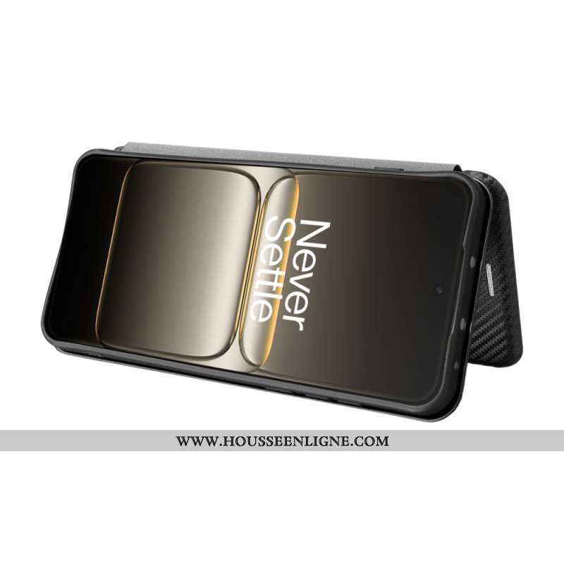 Flip Cover OnePlus Nord 5 Fibre Carbone