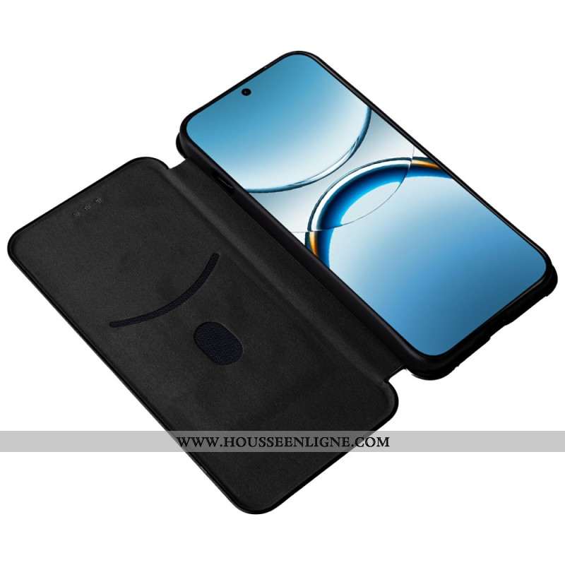 Flip Cover Oppo Find X8 Fibre Carbone