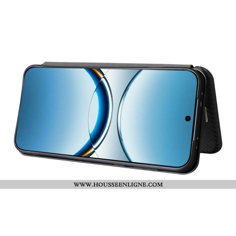 Flip Cover Oppo Find X8 Fibre Carbone
