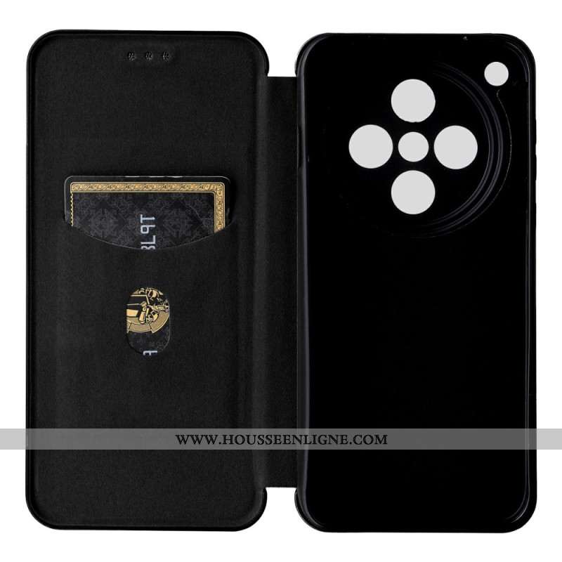 Flip Cover Oppo Find X8 Fibre Carbone