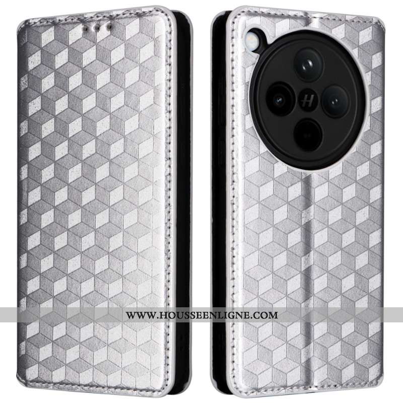 Flip Cover Oppo Find X8 Losanges 3D