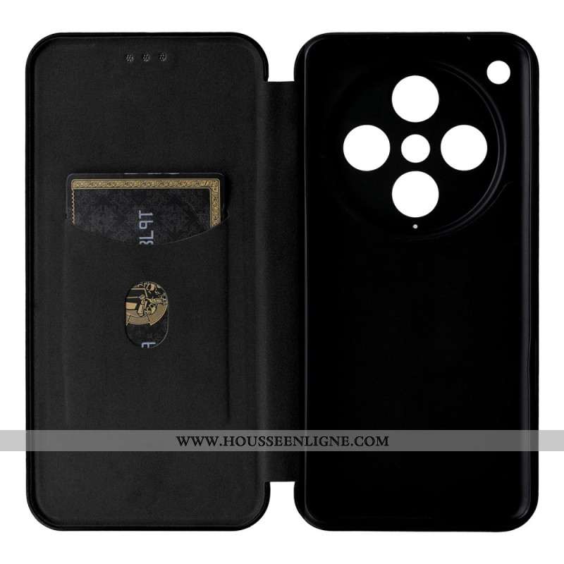 Flip Cover Oppo Find X8 Pro Fibre Carbone