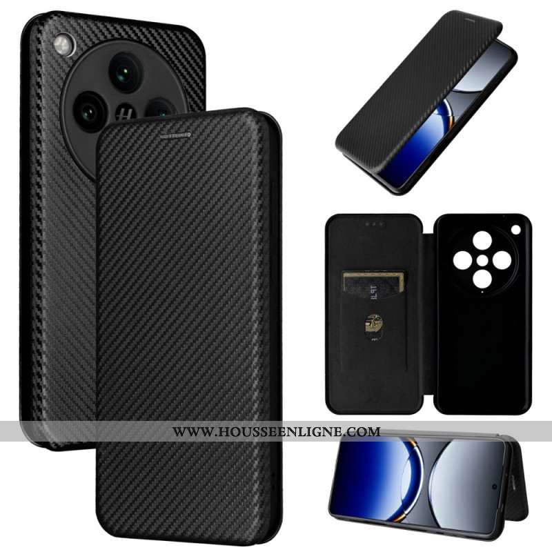 Flip Cover Oppo Find X8 Pro Fibre Carbone