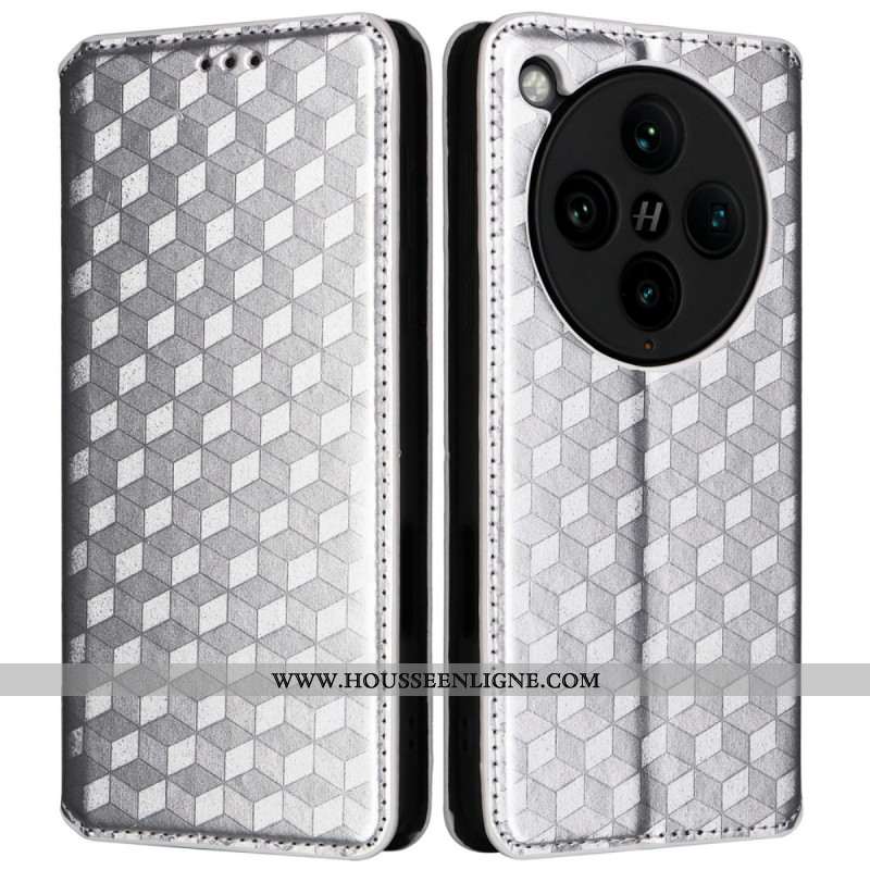 Flip Cover Oppo Find X8 Pro Losanges 3D