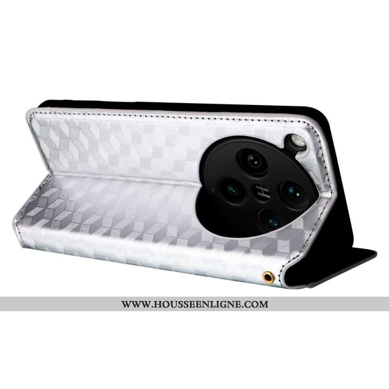 Flip Cover Oppo Find X8 Pro Losanges 3D