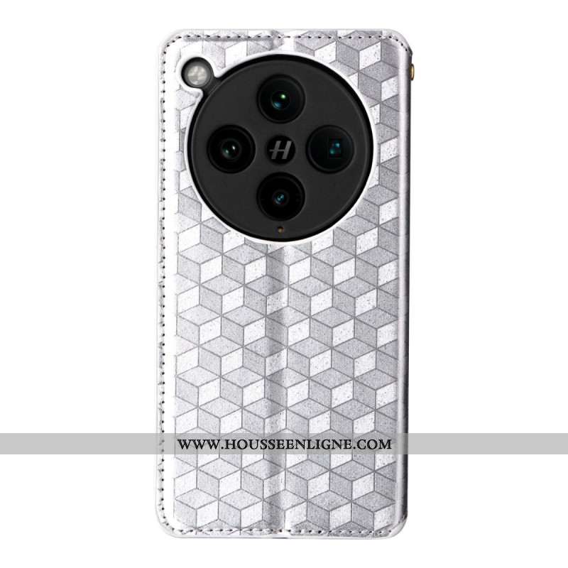 Flip Cover Oppo Find X8 Pro Losanges 3D