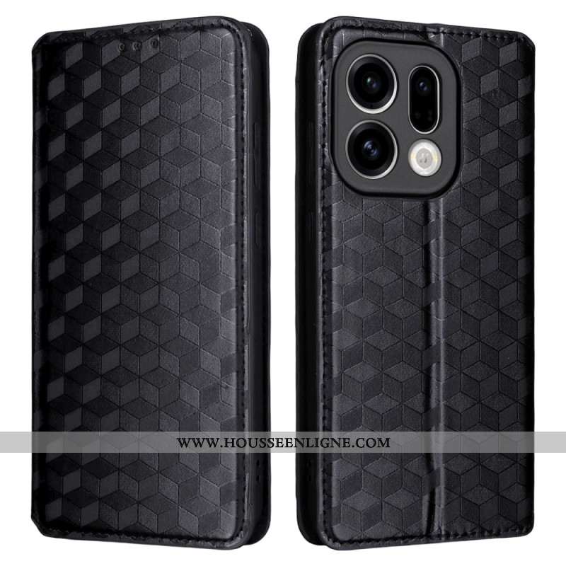 Flip Cover Oppo Find X9 5G Motif Losanges