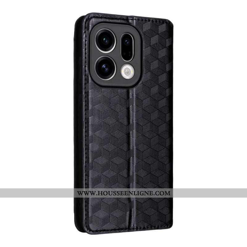 Flip Cover Oppo Find X9 5G Motif Losanges