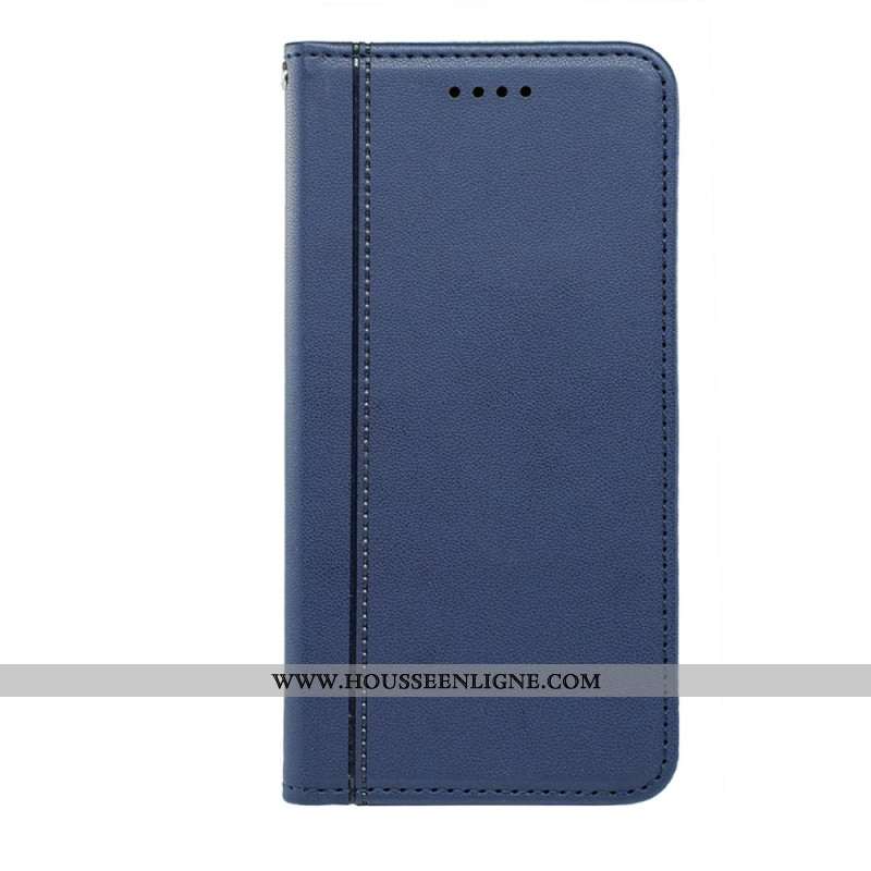 Flip Cover Oppo Find X9 Pro 5G Liseré avec Lanière