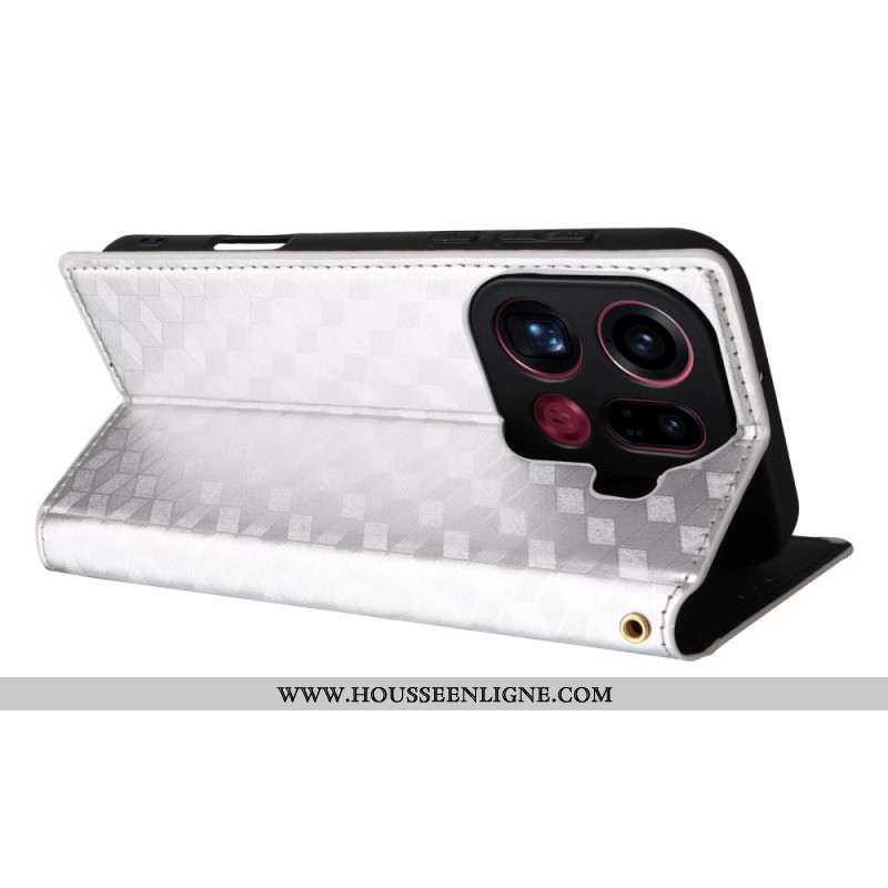 Flip Cover Oppo Find X9 Pro 5G Motif Losanges