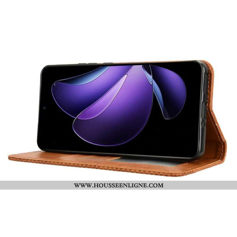 Flip Cover Oppo Reno 13F 4G / 5G / FS 5G Frise Vintage