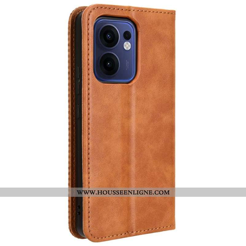 Flip Cover Oppo Reno 13F 4G / 5G / FS 5G Frise Vintage