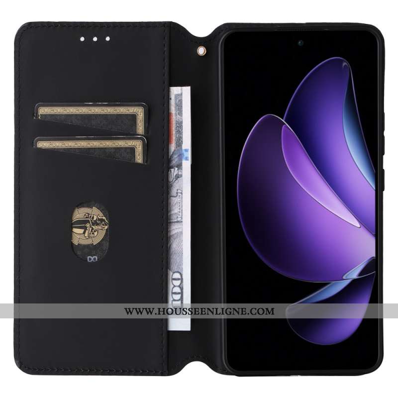 Flip Cover Oppo Reno 13F 4G / 5G / FS 5G Losanges 3D