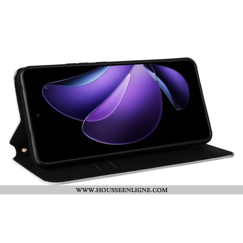 Flip Cover Oppo Reno 13F 4G / 5G / FS 5G Losanges 3D