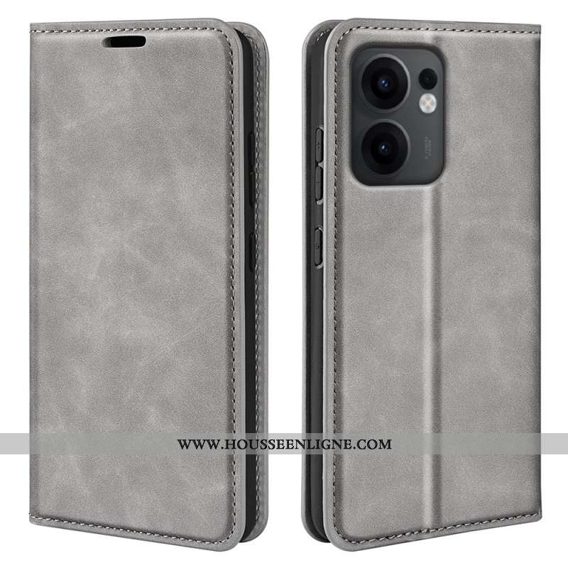 Flip Cover Oppo Reno 13F 4G / 5G / FS 5G Style Cuir
