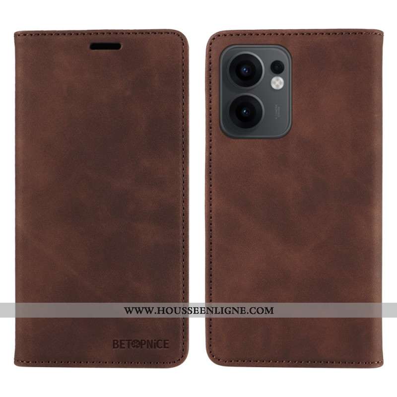Flip Cover Oppo Reno 13F 4G / 5G / FS 5G Technologie Anti-RFID BETOPNICE