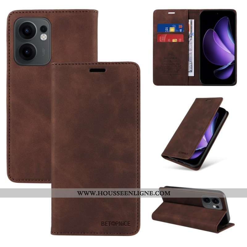 Flip Cover Oppo Reno 13F 4G / 5G / FS 5G Technologie Anti-RFID BETOPNICE