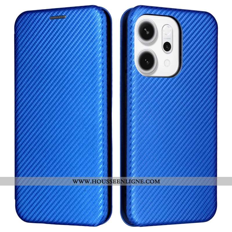 Flip Cover Oppo Reno 14 5G Fibre Carbone