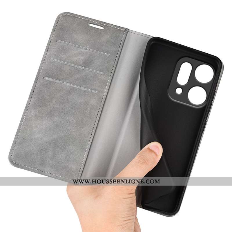 Flip Cover Oppo Reno 14 5G Style Cuir