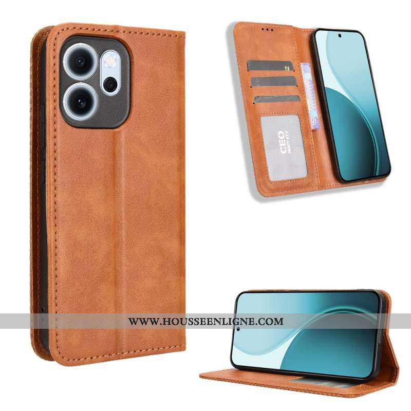 Flip Cover Oppo Reno 14 F 5G Frise Vintage