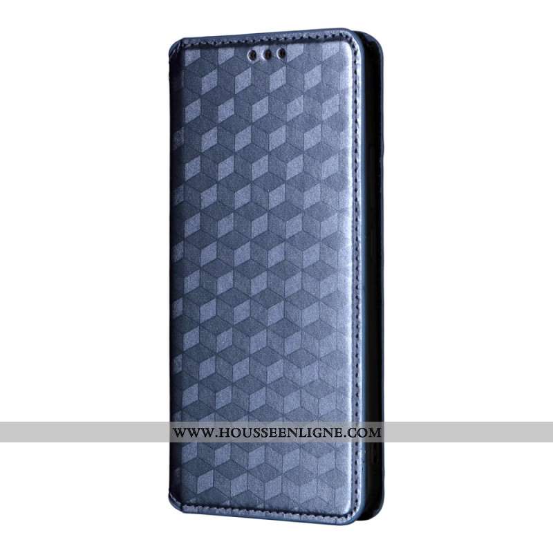 Flip Cover Oppo Reno 14 F 5G Motif Losanges