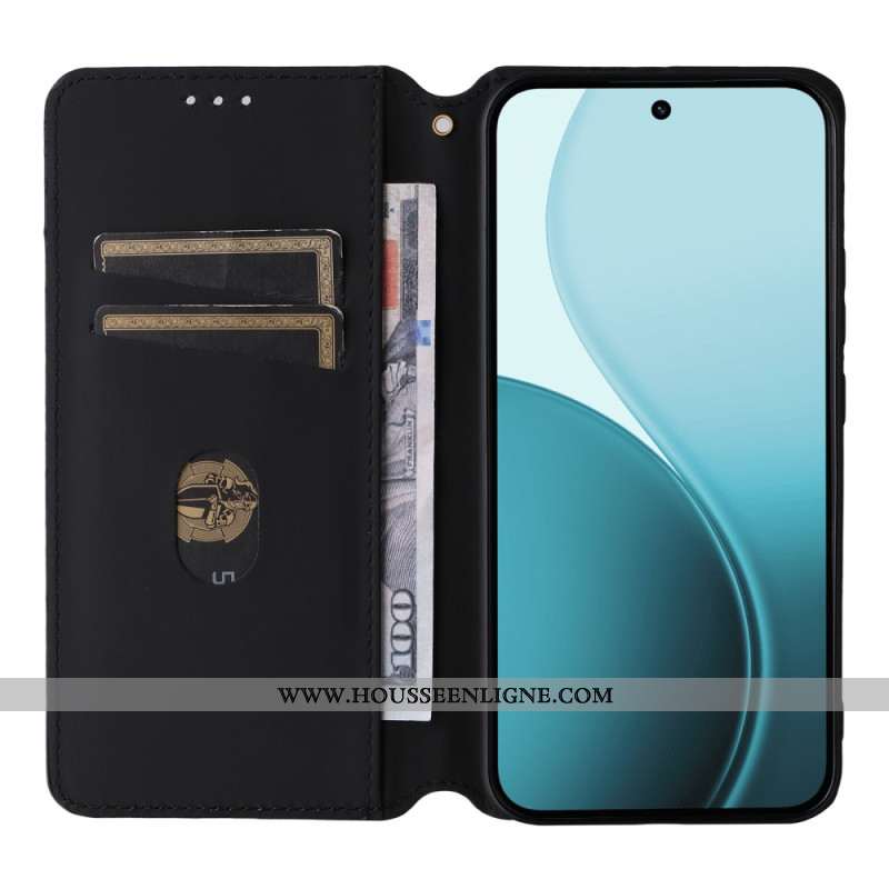 Flip Cover Oppo Reno 14 F 5G Motif Losanges