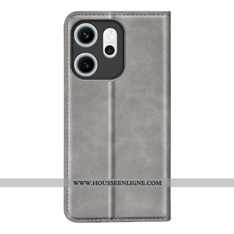 Flip Cover Oppo Reno 14 F 5G Style Cuir