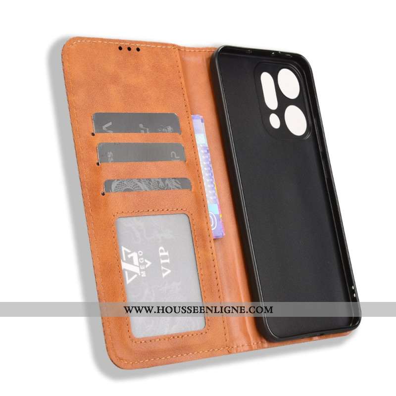 Flip Cover Oppo Reno 14 Pro 5G Frise Vintage