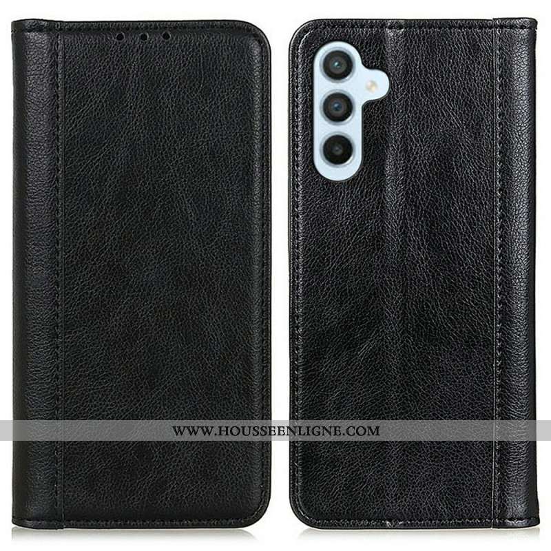 Flip Cover Samsung Galaxy A17 4G / 5G Cuir Fendu